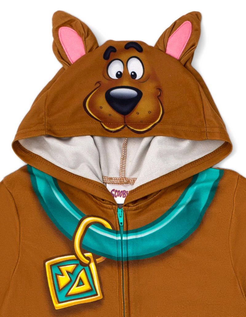 Boys' Cosplay Fleece Hooded One Piece Pajama