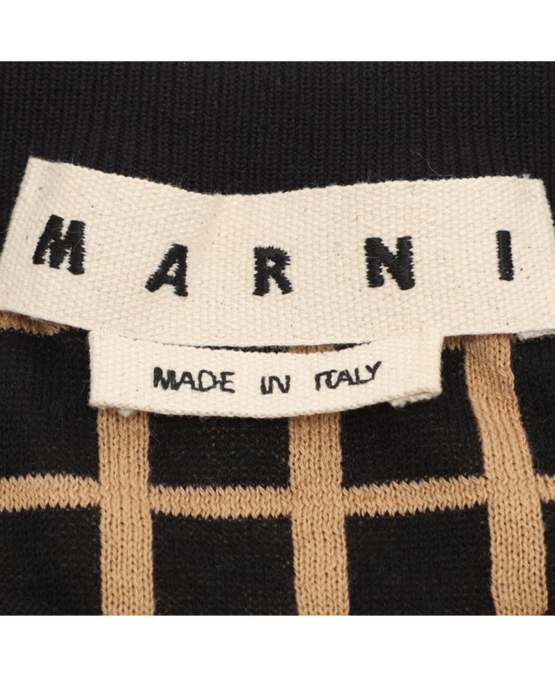 Marni Women's Plaid Short-Sleeve Crewneck T-Shirt