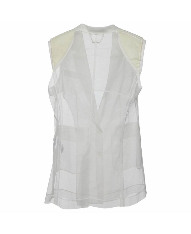 Women's Mesh Sleeveless Jacket