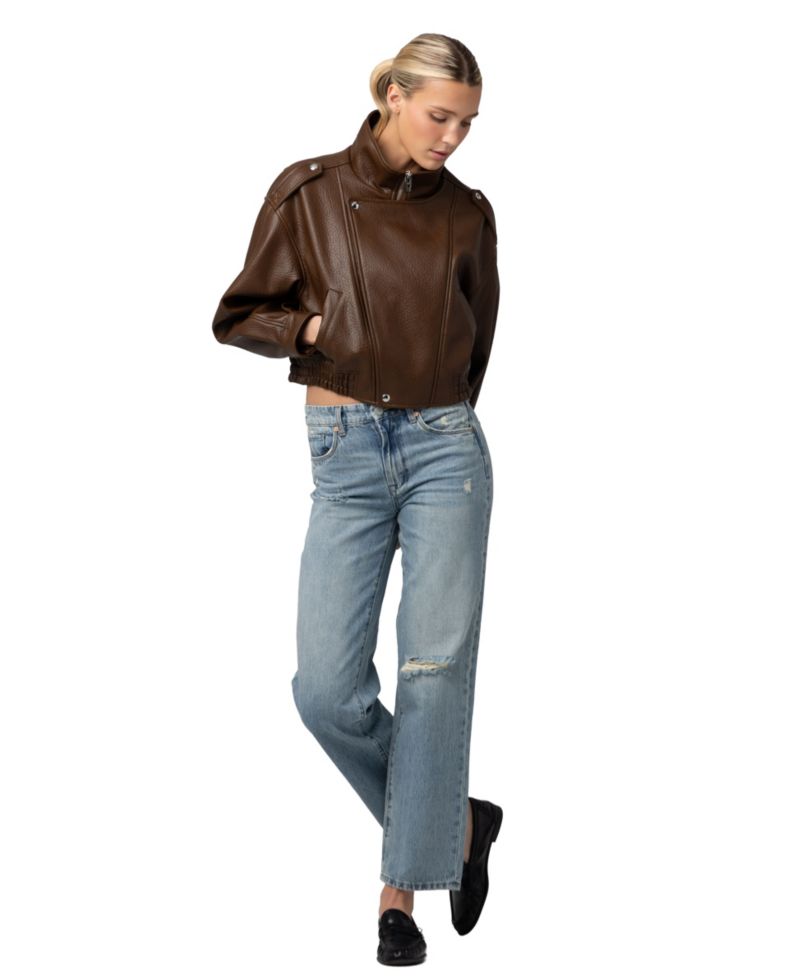 Women's High Mock Collar Jacket