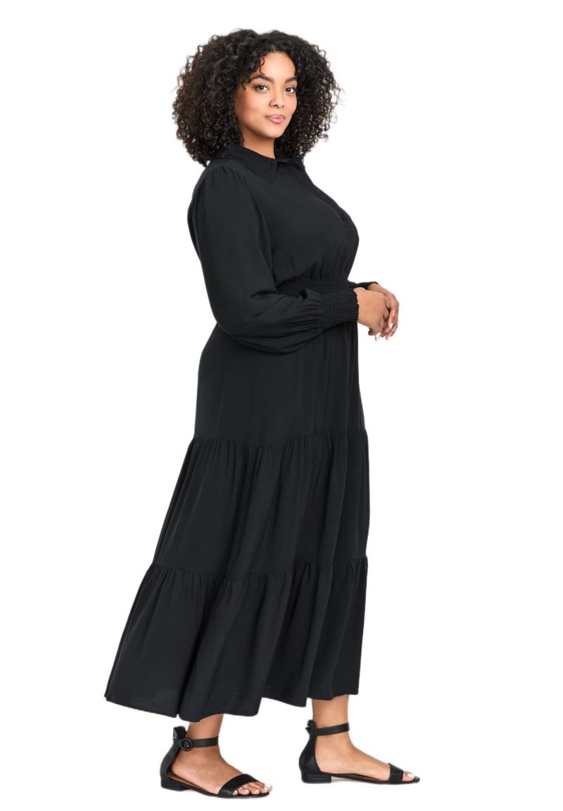 Women's Plus Size Shiloh Tiered Maxi Dress