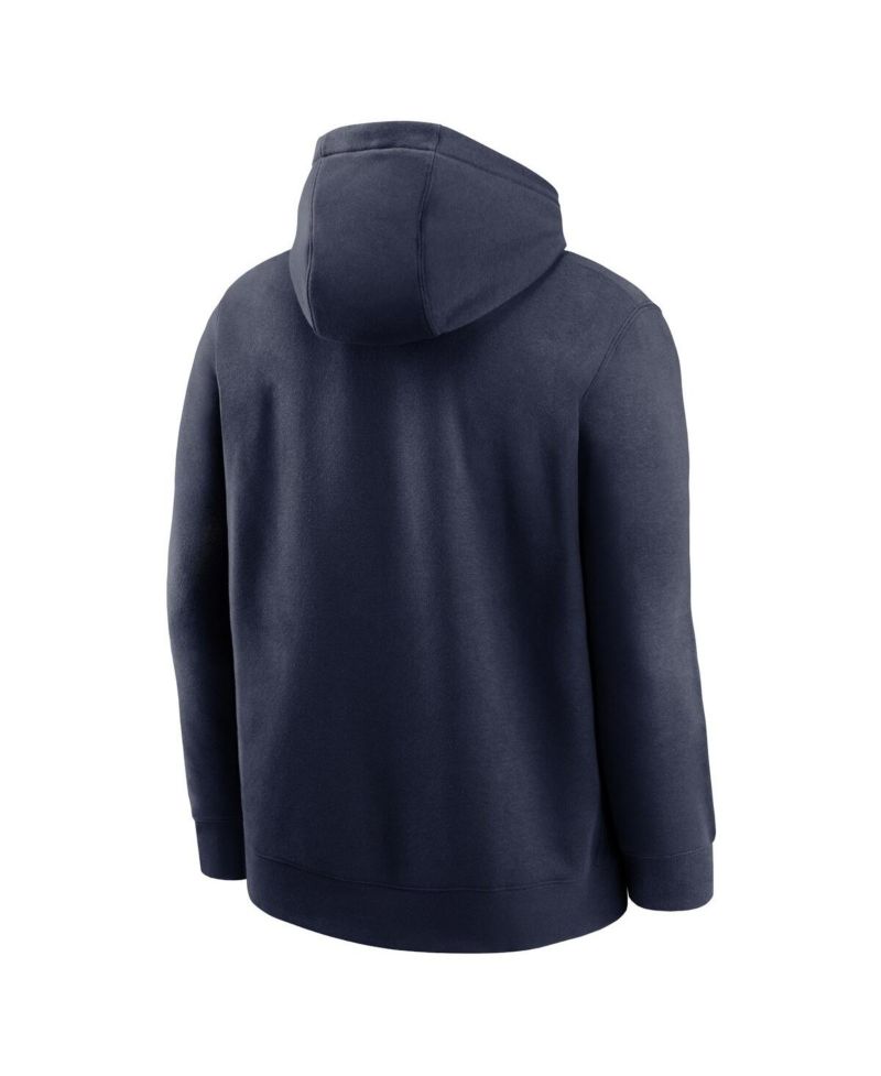 Men's Navy Tennessee Titans City Code Club Fleece Pullover Hoodie