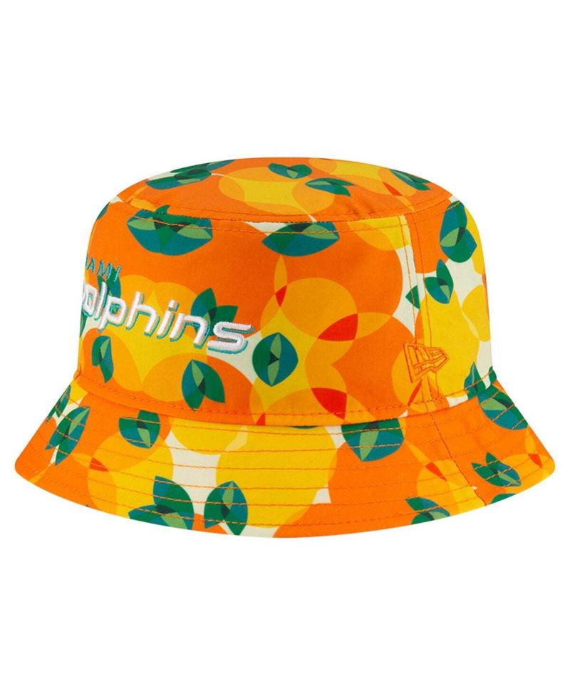 Men's Orange Miami Dolphins Citrus Bucket Hat