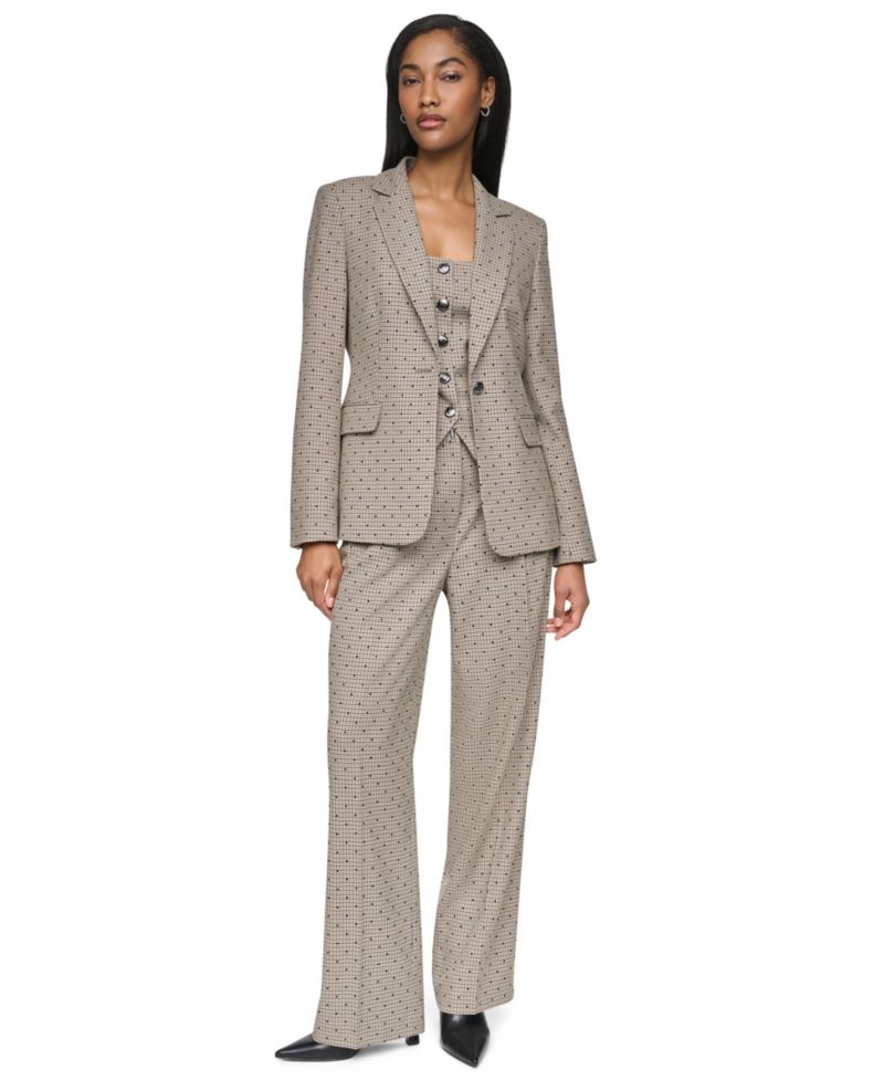 Women's High-Rise Straight-Leg Full-Length Pants, Regular & Petite