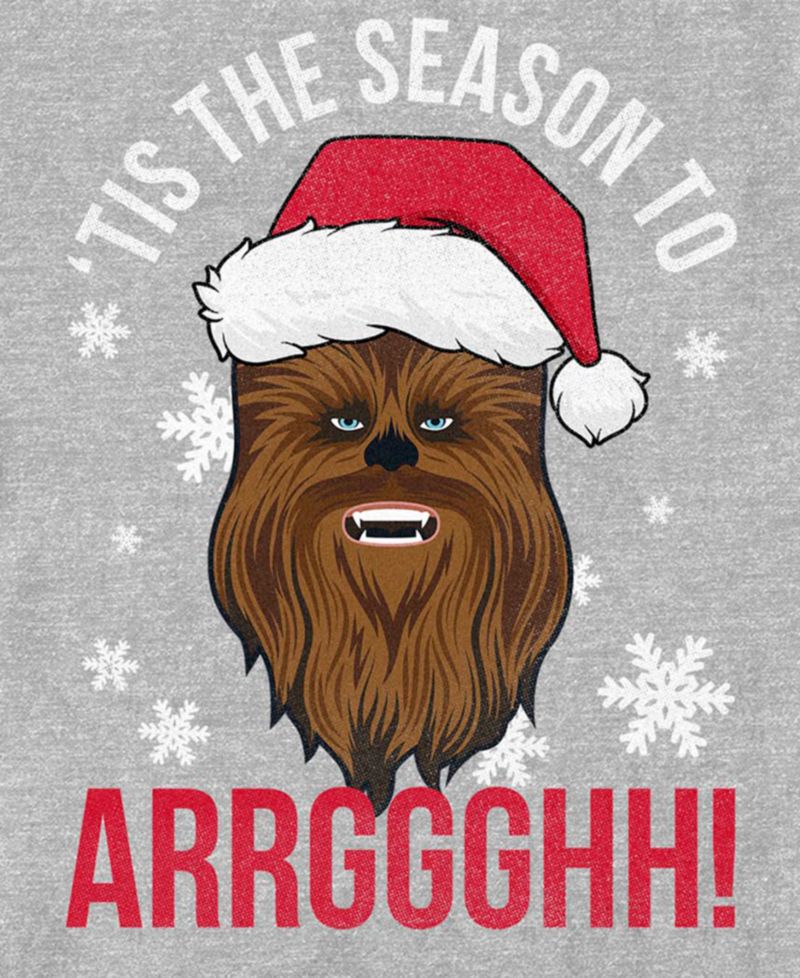 Men's Star Wars Tis The Season Holiday Cotton-Blend T-Shirt