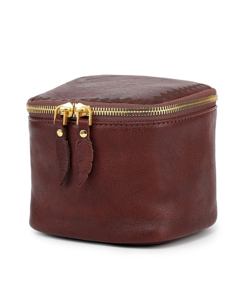 Celosia Cube Leather Jewelry Case
