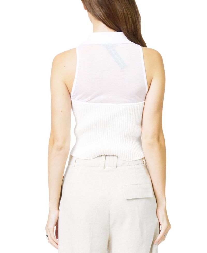 Women's Brooklyn Sheer Polo Halter
