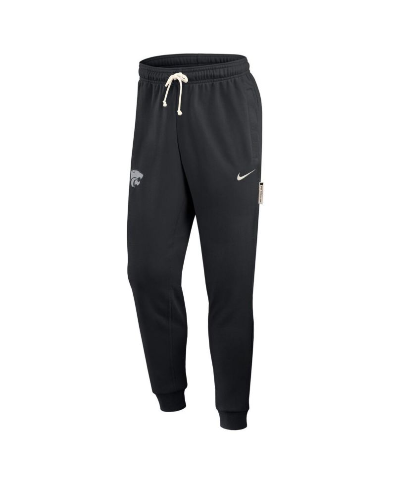 Men's Black Kansas State Wildcats 2025 Sideline Performance Taper Pants