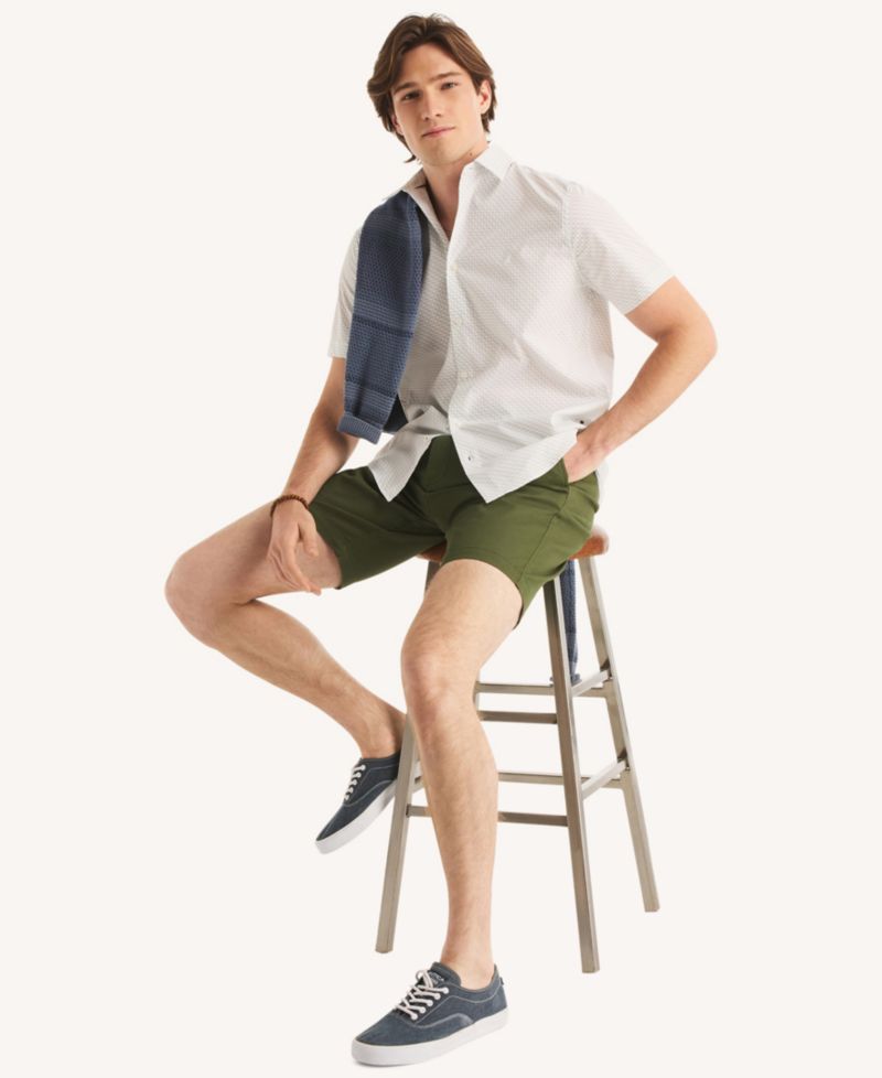 Men's Short-Sleeve All-Over Print Classic-Fit Shirt