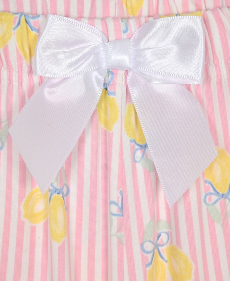 Girls' 5-16 Top, Shorts & Scrunchie, 3-Piece Set
