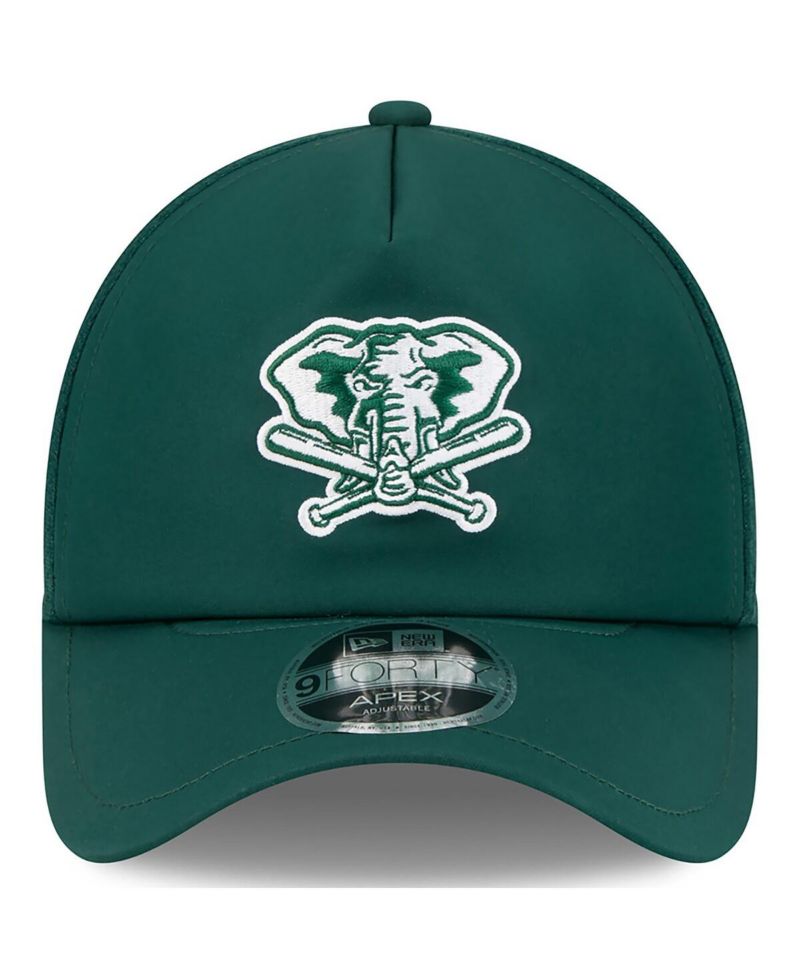 Men's Green Athletics 2026 Batting Practice Alternate Apex 9FORTY Adjustable Hat