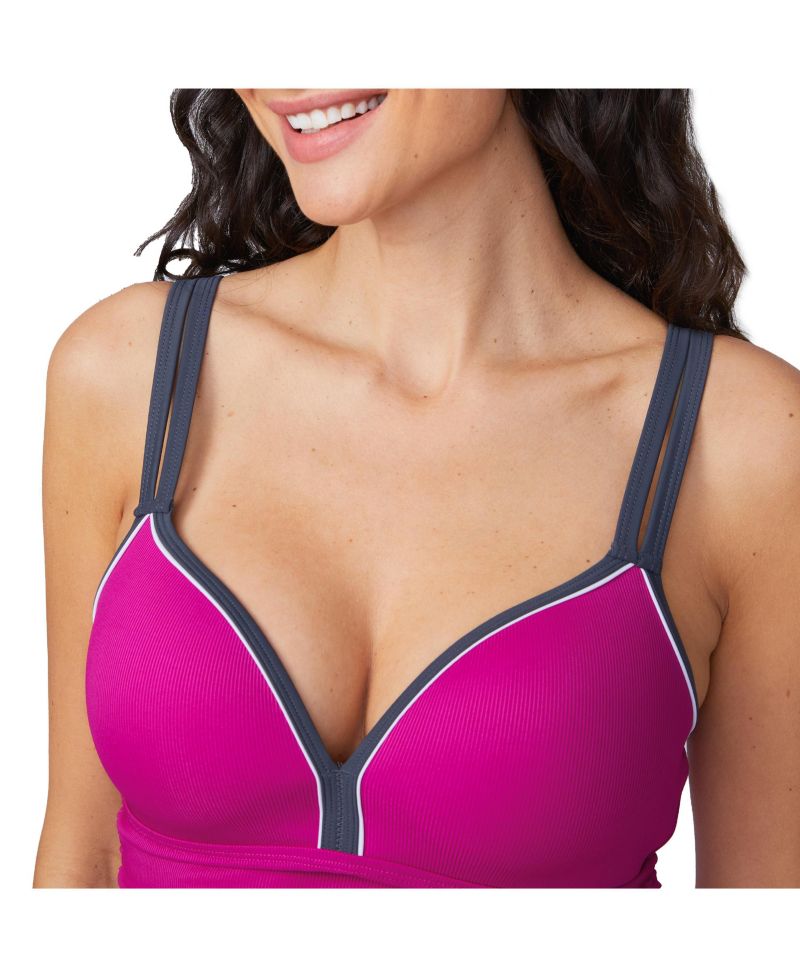 Women's Double Strap Tankini Top