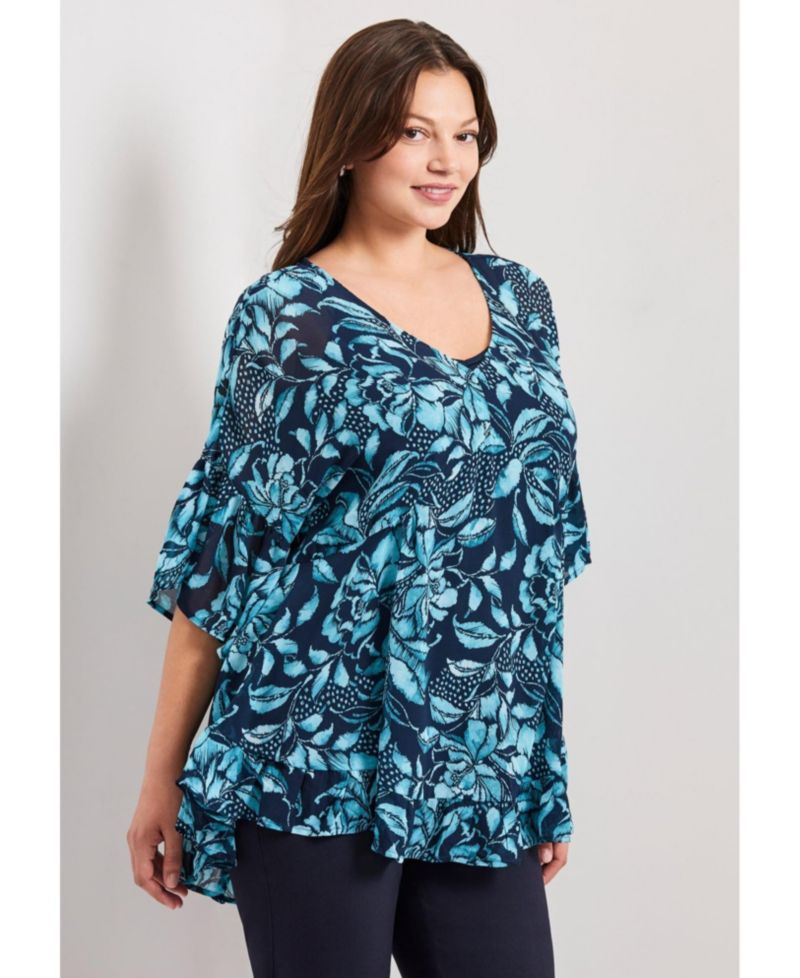 Women's Plus Size Harlow Chiffon Blouse