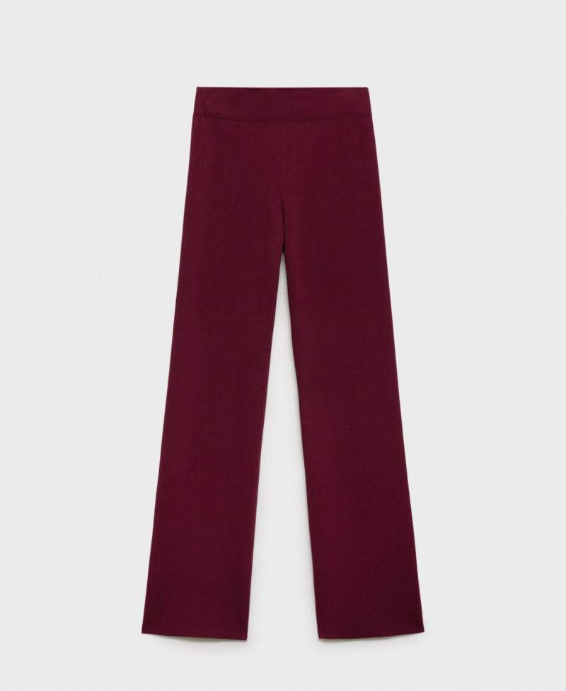 Women's Elastic Waistband Knitted Pants