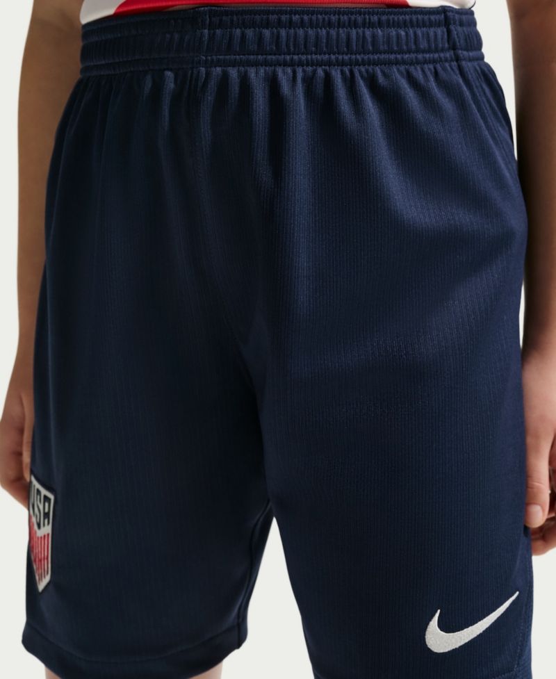Big Boys and Girls Navy USMNT 2026 Stadium Replica Shorts