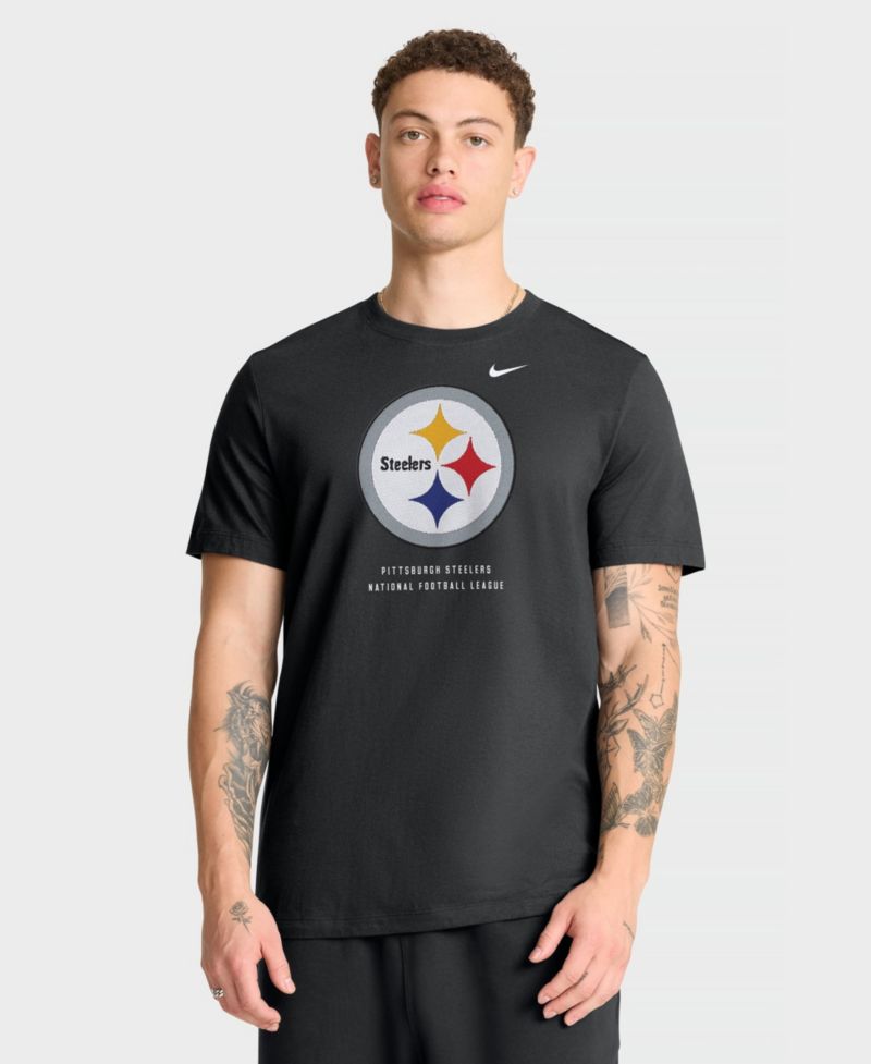 Men's Pittsburgh Steelers Crewneck Cotton T-Shirt
