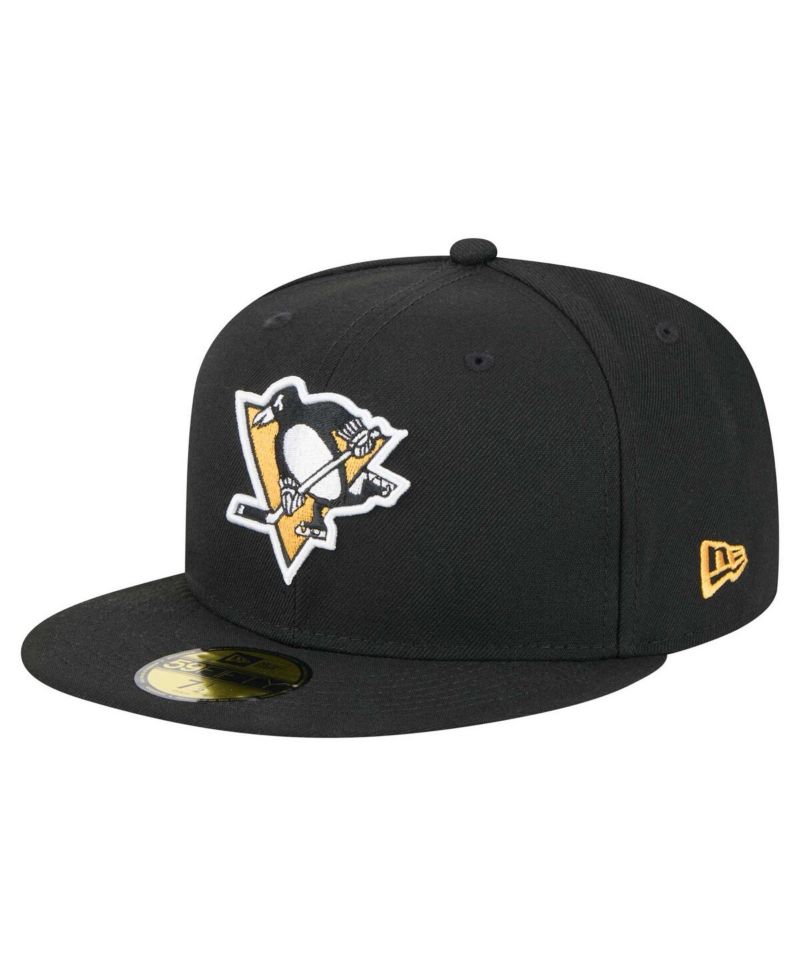 Men's Black Pittsburgh Penguins Core 59FIFTY Fitted Hat