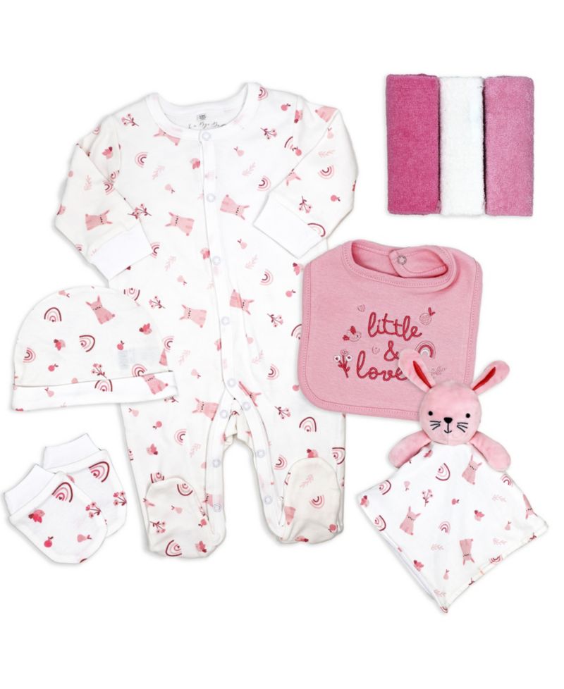 Baby Girls' First Year Baby Shower Gift Crate, 36-Piece Set