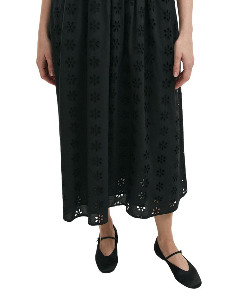 Women's Brea Embroidered Floral Short-Sleeve Midi Dress