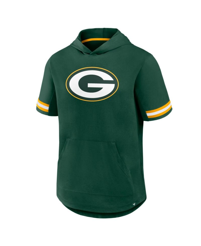 Men's Green Bay Packers Optimal Play Short Sleeve Hooded T-Shirt