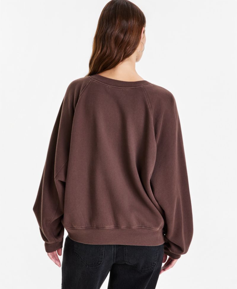 Women's Cotton Graphic Fleece Sweatshirt