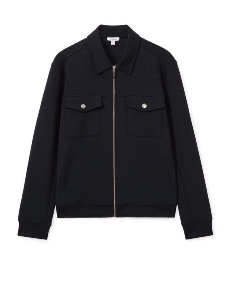 Men's Medina Premium Interlock Zip-Through Overshirt