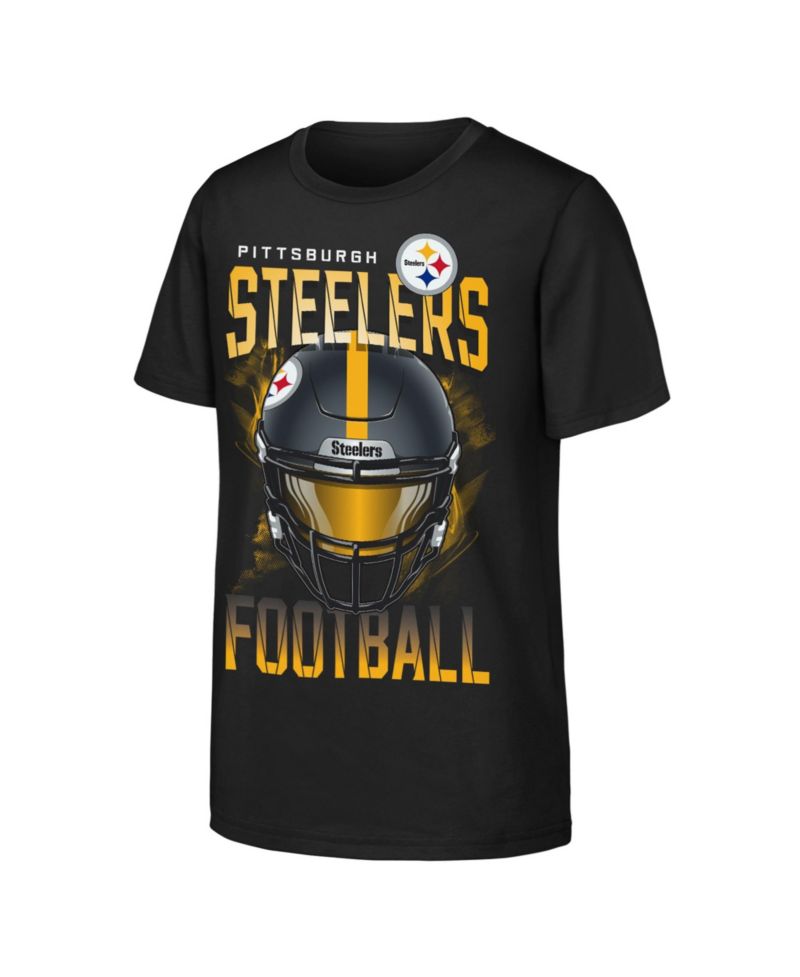 Boys' and Girls' Pittsburgh Steelers Crew-Neck Regular-Fit T-Shirt