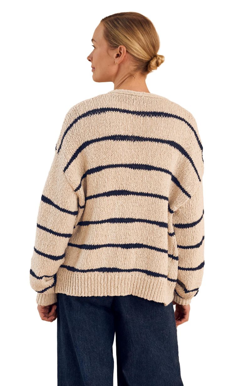 Women's Long Sleeve Drop Stitch Cardigan