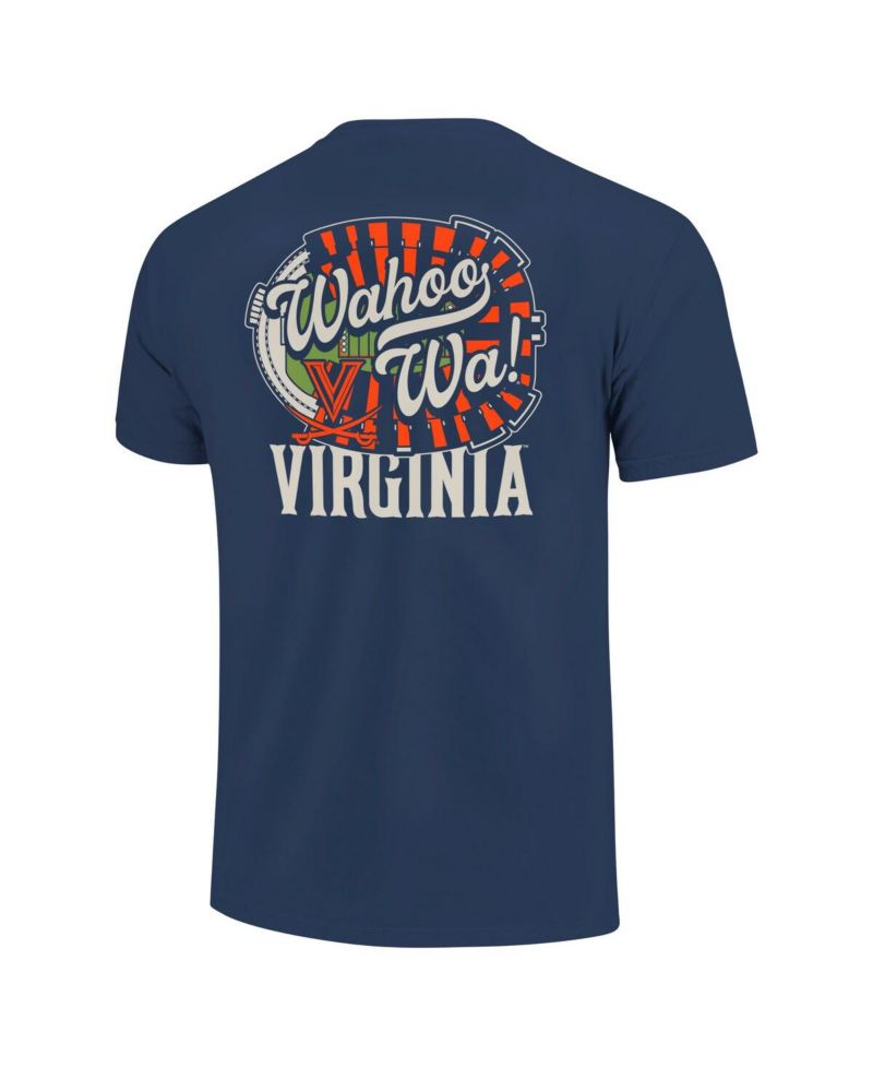 Big Boys and Girls Navy Virginia Cavaliers Hyperlocal Comfort Colors T-Shirt