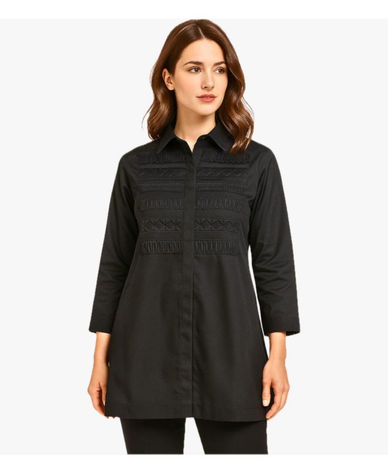 Women's Handmade Button-Front Pitch Perfect Tunic