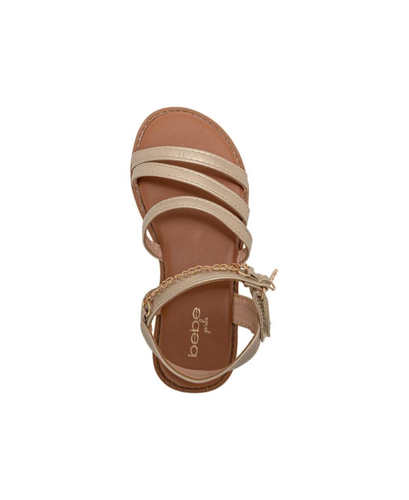Girls Girl's Fashion Sandals - Dressy Shoes with Decorative Chain and Charms