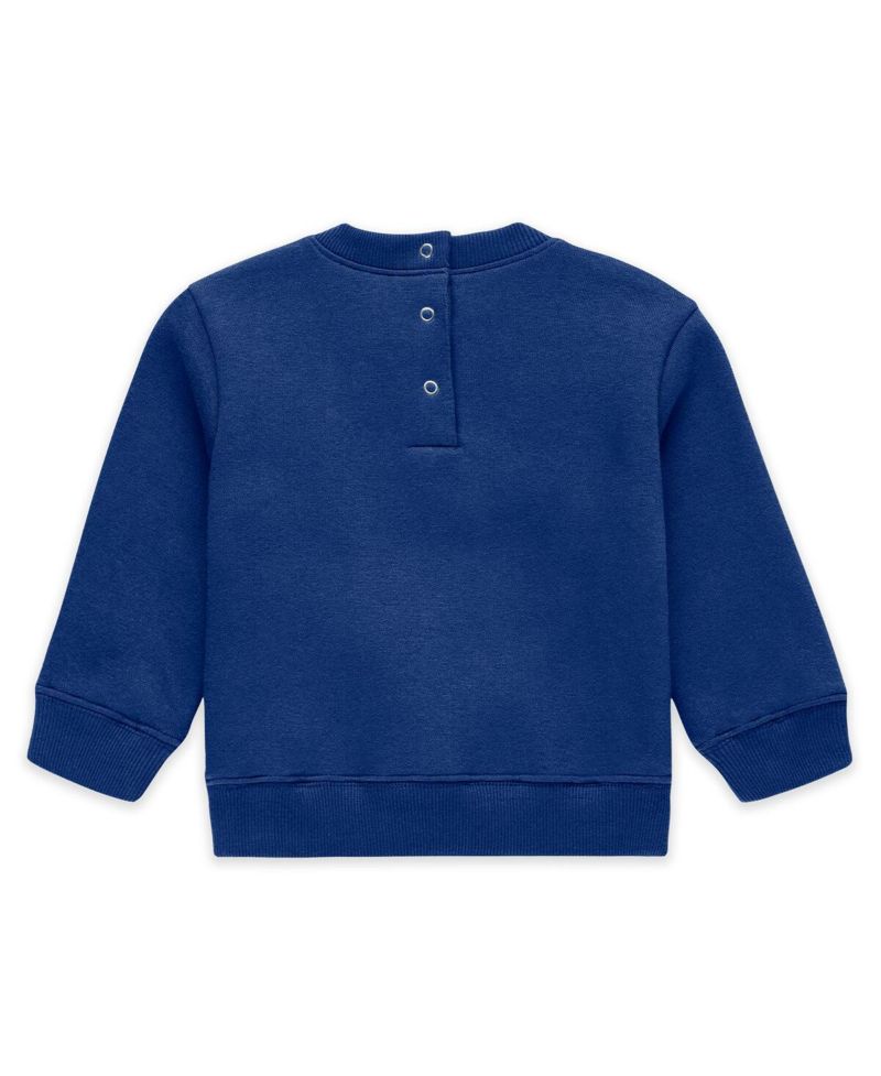 Newborn 2-Piece Royal Chicago Cubs Fleece Crewneck and Pants Set