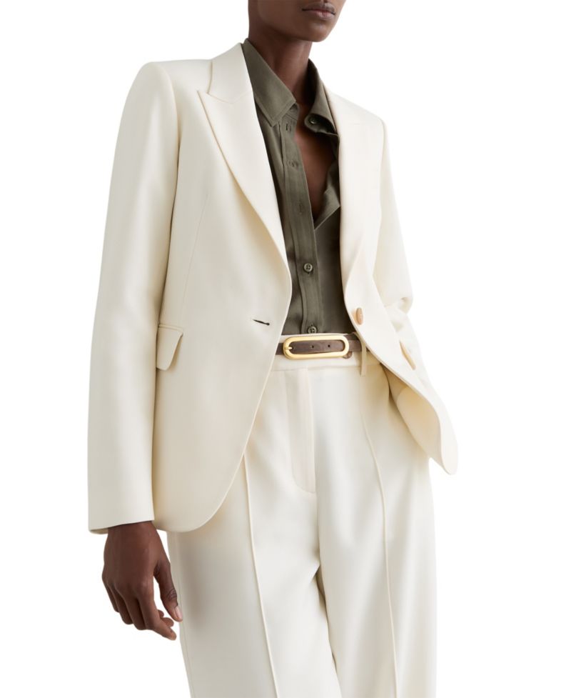 Women's Single-Breasted Tailored Blazer