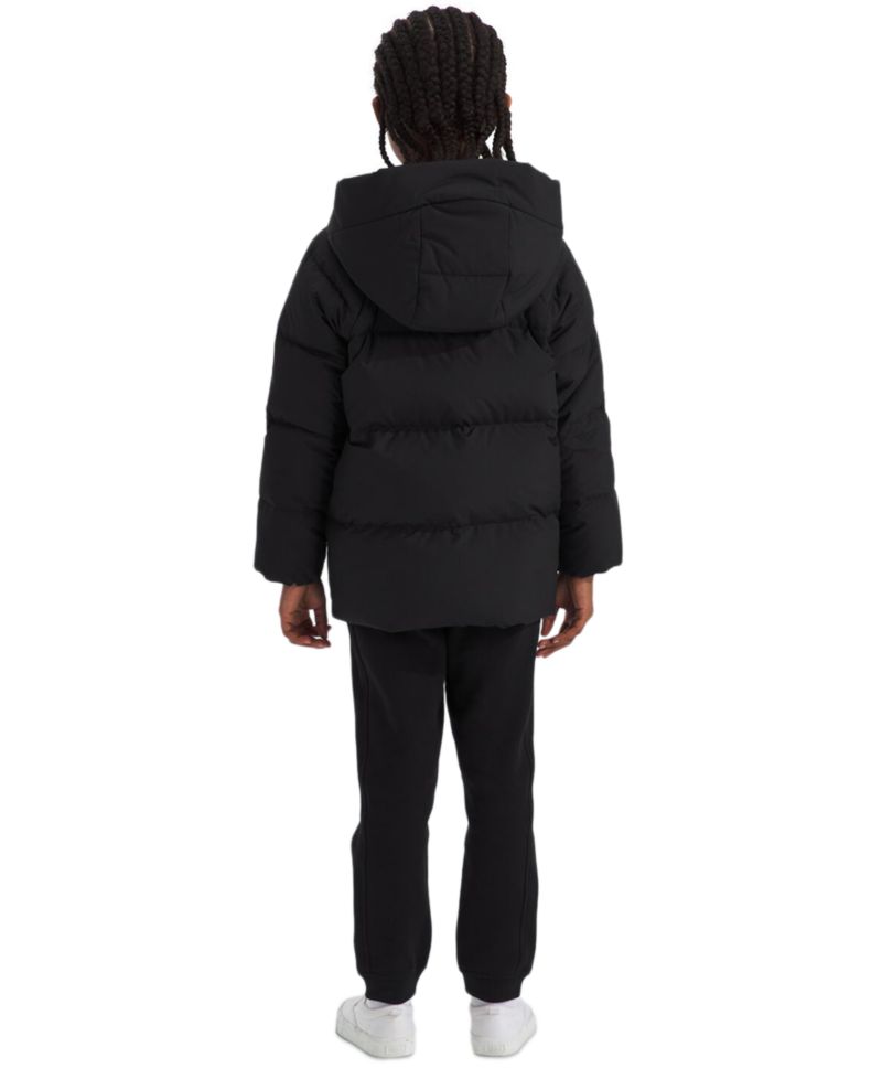 Toddler & Little Girls North Quilted Fleece-Lined Full-Zip Hooded Down Parka