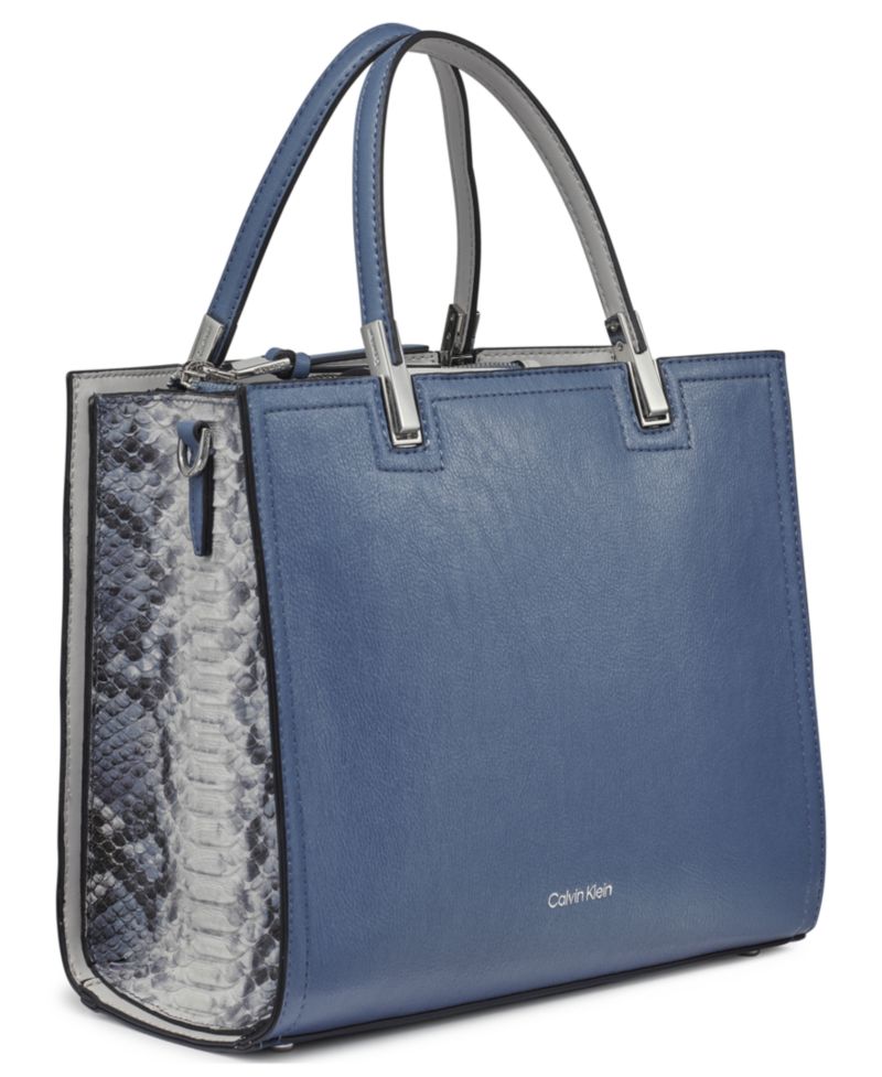 Verne Mixed Material Convertible Satchel
