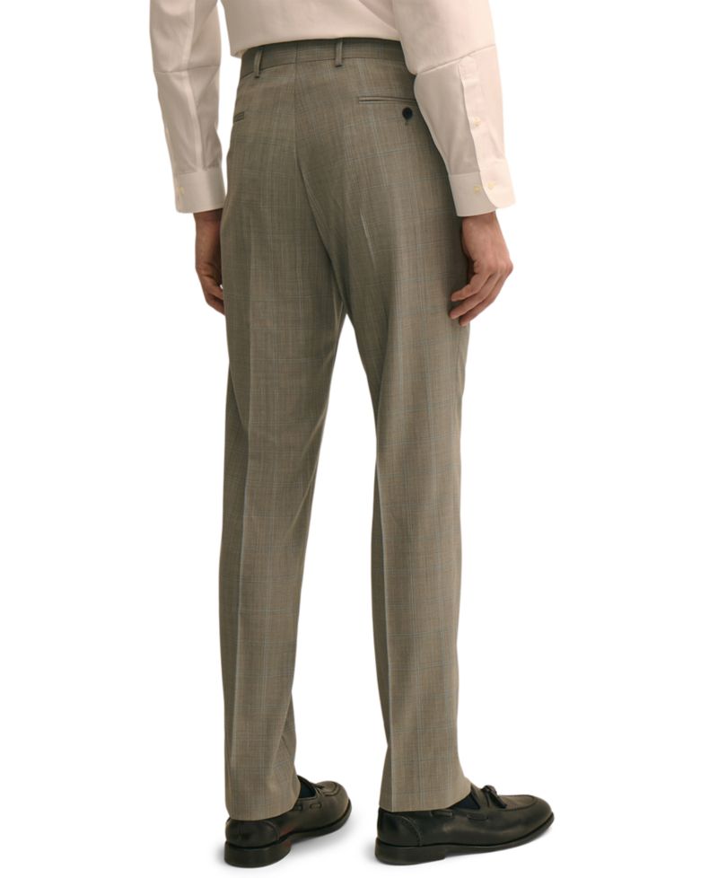 Men's Wool-Blend Stretch Regular-Fit Suit Separates Pant
