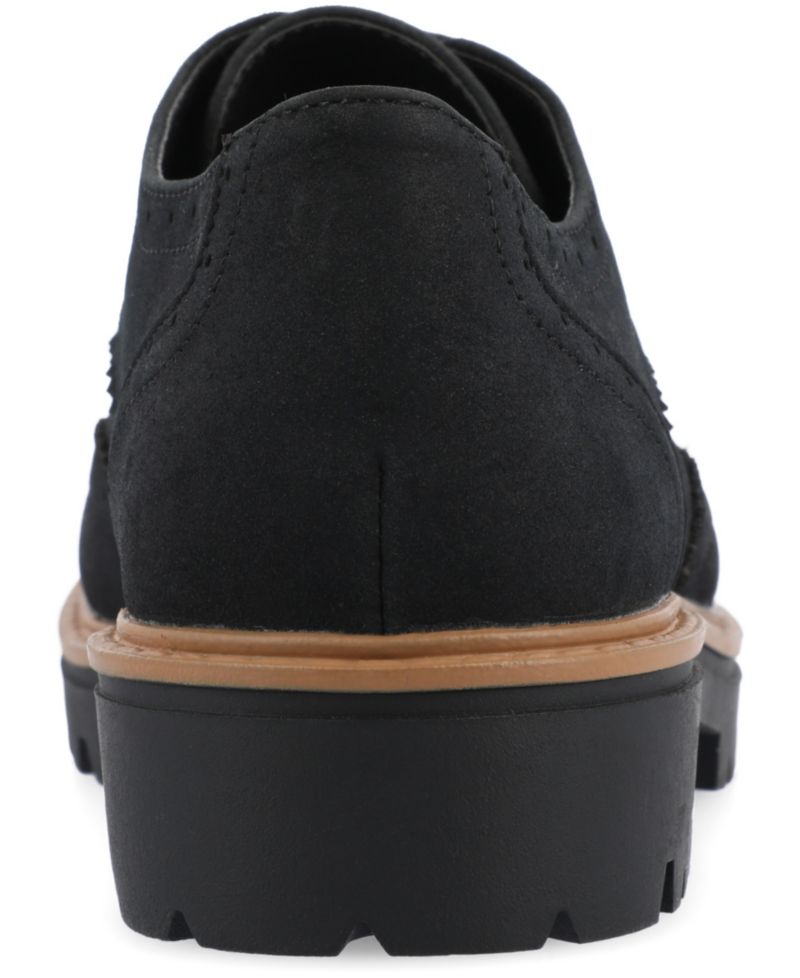 Women's Claudiya Lug Sole Lace Up Oxford Loafers