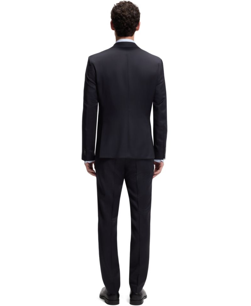 Men's Virgin-Wool Serge Suit Jacket