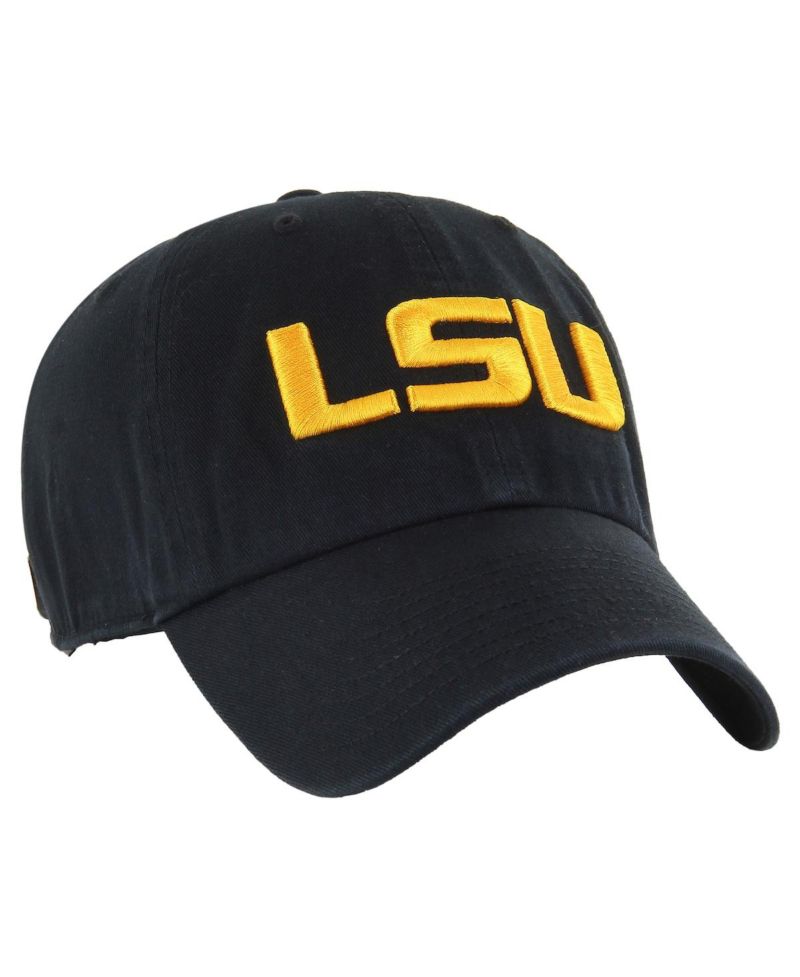 Men's Black LSU Tigers Clean Up Adjustable Hat