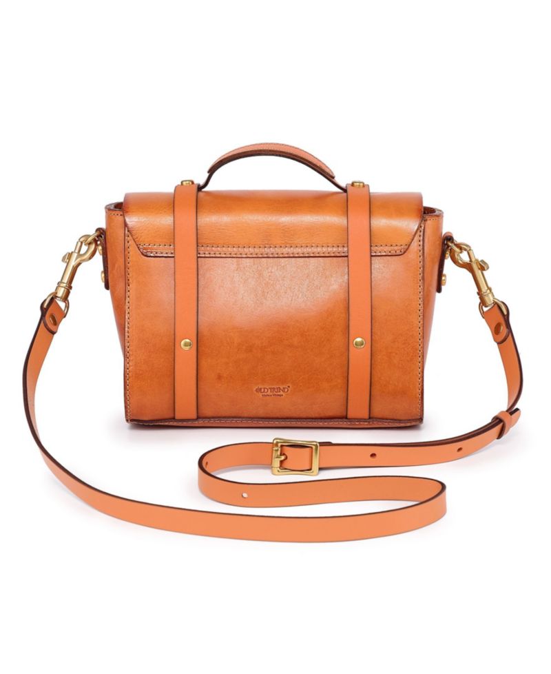 Ficus Mini Leather Satchel Bag