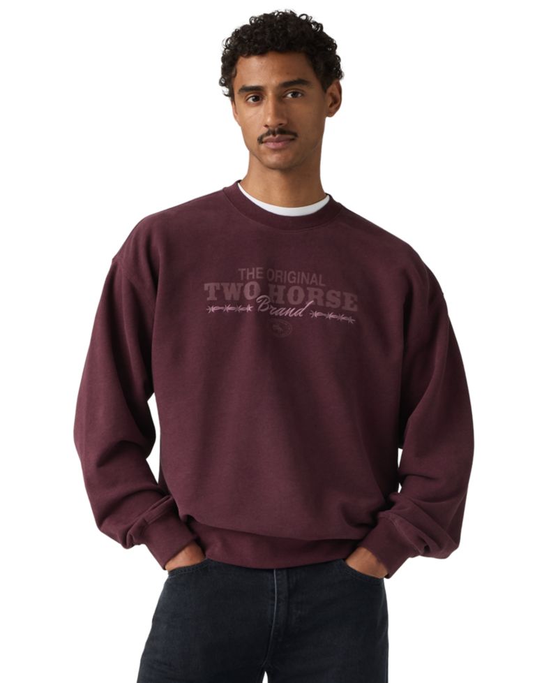 Men's Sunset Graphic Crewneck Sweatshirt