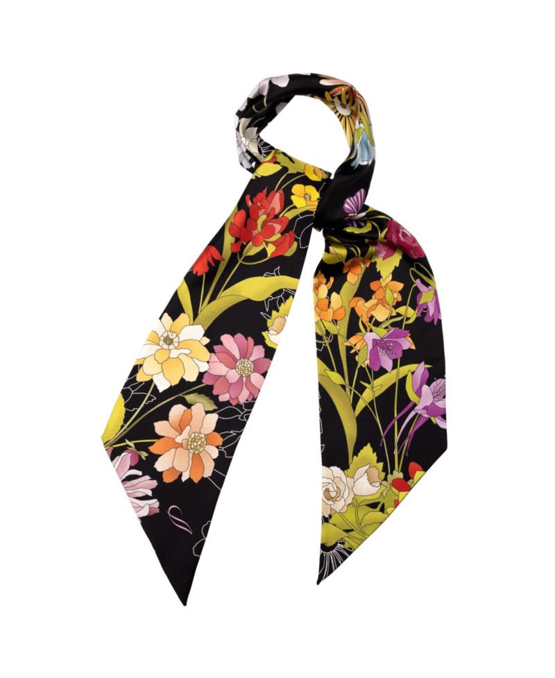 Vanessa - Skinny Silk Scarf for Women