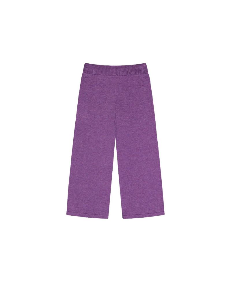 Little and Big Girl (6-12) Knitted Wide Leg Pants