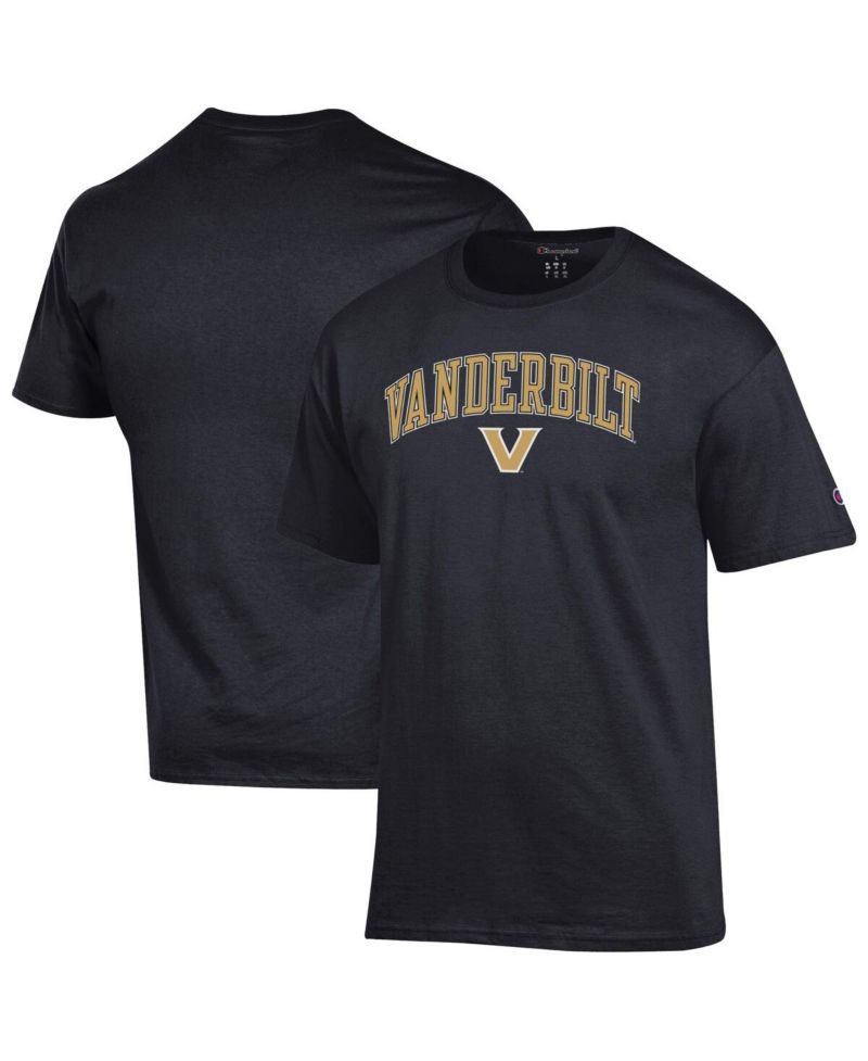 Men's Vegas Gold Vanderbilt Commodores Arched Logo T-Shirt