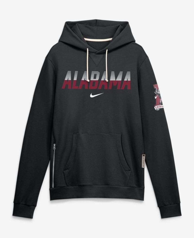 Men's Black Alabama Crimson Tide 2026 Sideline Standard Issue Dri-FIT Hoodie