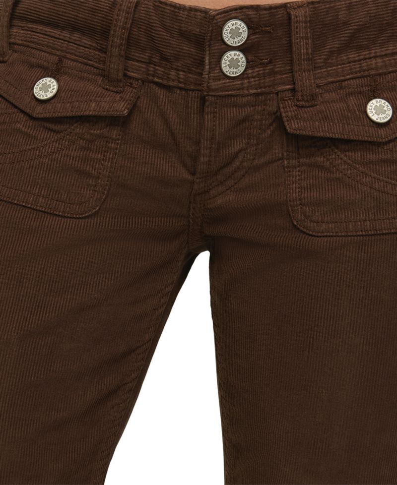 Women's Ultra-Low-Rise Corduroy Lil Maggie Flare Jeans