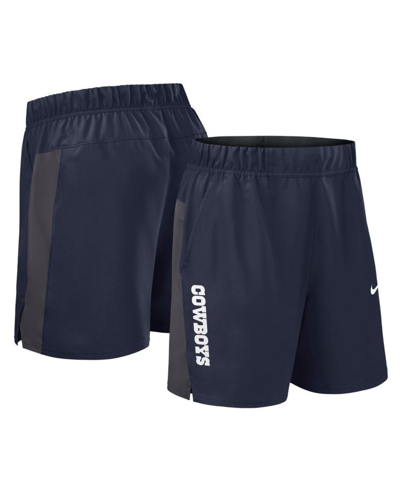 Men's Navy Dallas Cowboys Woven Victory Performance Shorts