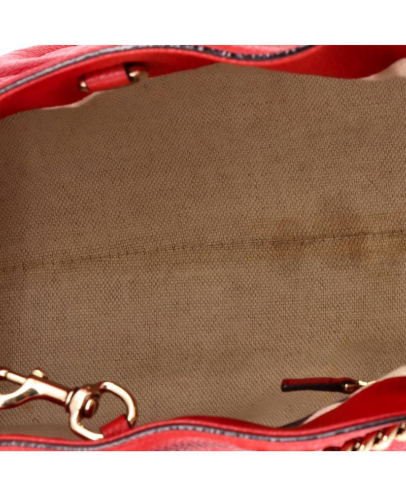 Medium Soho Chain Strap Shoulder Bag Leather