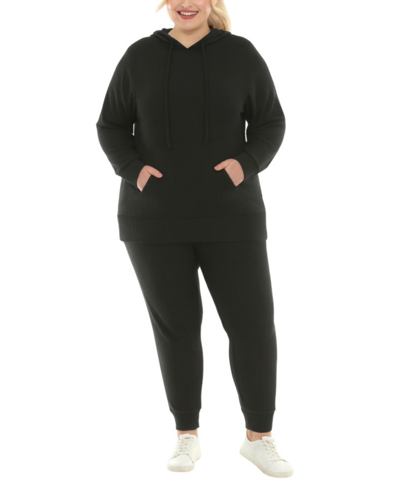 Plus Size Super Soft Two Piece Ribbed Set