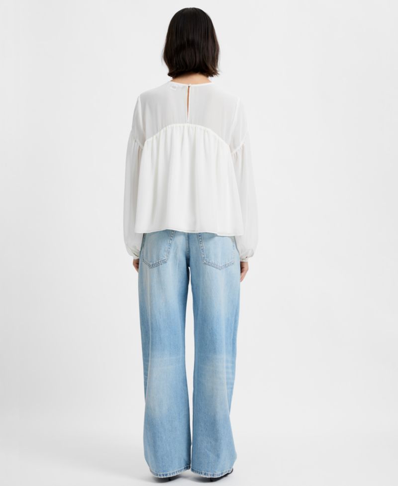 Women's Marina Round Neck Blouse